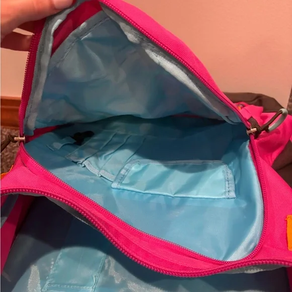 Vibrant Pink and Orange Embark Backpack - Picture 5 of 8